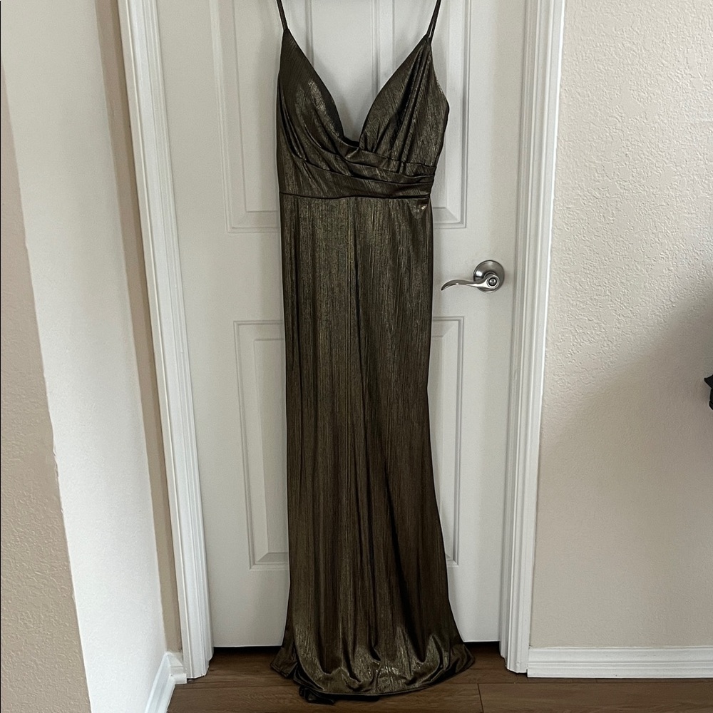 Glamorous Metallic Maxi Dress